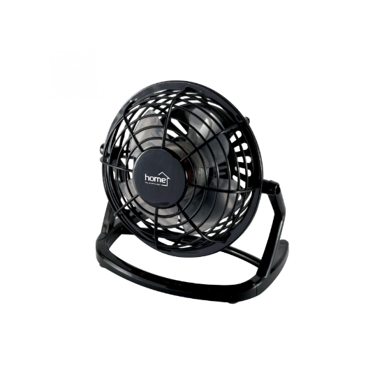 Imagine Ventilator de masa cu USB, 10 cm, negru