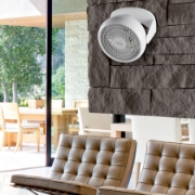 Imagine Ventilator de masa / de perete, 23 cm, alb