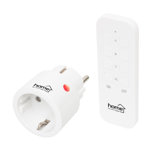 Imagine Set prize mini telecomandate, 2300 W, 1 priza   1 telecomanda