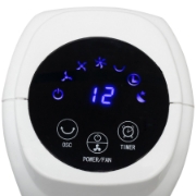 Imagine Ventilator tip stalp cu telecomanda, alb, 78 cm, 45 W