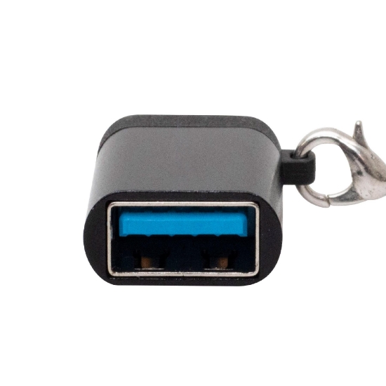 Imagine Convertor mufă USB-C - mufă USB-A, metal