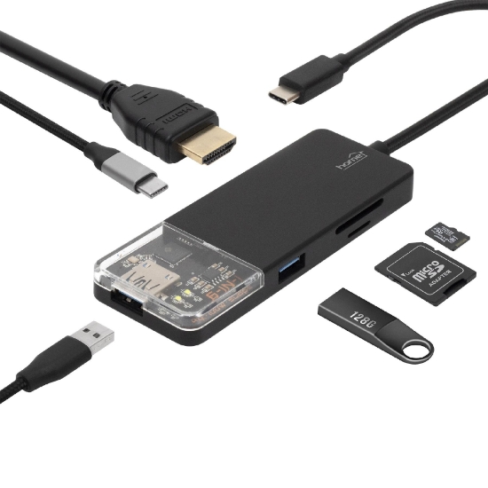 Imagine Statie andocare USB-C HUB, 6in1