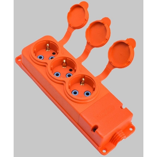 Imagine PRELUNGITOR CAUCIUC 3 PRIZE 16A IP44 ORANGE