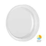 Imagine PLAFONIERA LED 18W 3in1 D:222MM IP65 ALB BULKHEAD RND