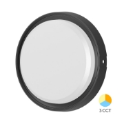 Imagine PLAFONIERA LED 18W 3in1 D:222MM IP65 NEGRU BULKHEAD RND