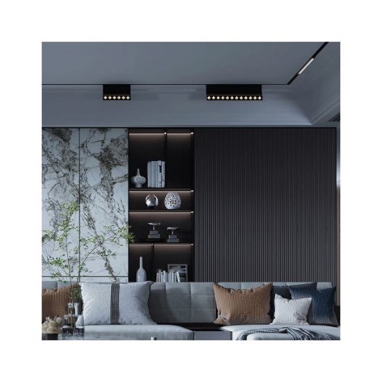 Imagine CORP LED PT SINA MAGNET 6W 510lm 24gr. 3000K NEGRU