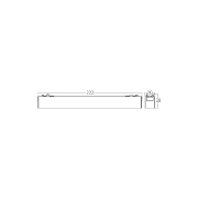 Imagine CORP LED PT SINA MAGNET 12W 1020lm 24gr. 4000K NEGRU