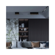 Imagine CORP LED PT SINA MAGNET 6W 440lm 24gr. 4000K NEGRU