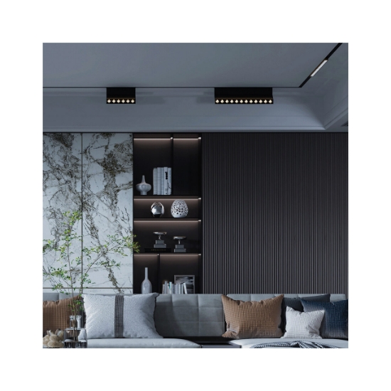 Imagine CORP LED PT SINA MAGNET 12W 4000K WSL250 NEGRU SLIM