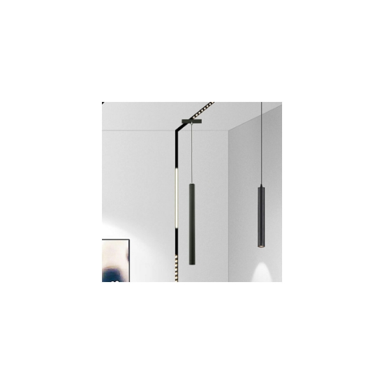 Imagine CORP SUSP.LED PE SINA MAG. 7W 490lm 24gr. 3000K NEGRU