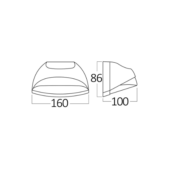 Imagine PLAFONIERA LED 7W 600LM 3000K IP54 PIRUS-S