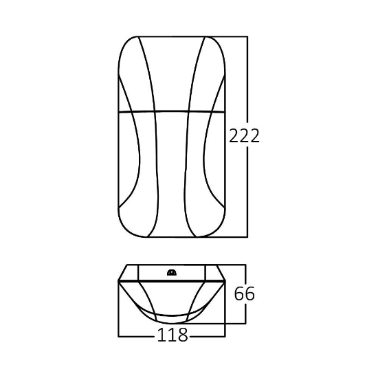 Imagine PLAFONIERA LED 10W 850LM 3000K IP54 PIRUS-F
