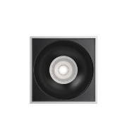 Imagine CORP BETA SS PATRAT 1XGU10 ALB REFLECTOR NEGRU