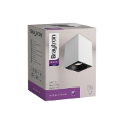 Imagine CORP BETA SS PATRAT 1XGU10 ALB REFLECTOR NEGRU