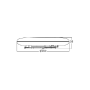 Imagine PLAFONIERA LED 20W 4000K IP44 JADE RND, BR PLUS