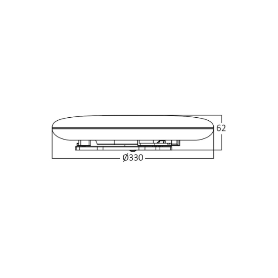 Imagine PLAFONIERA LED 30W 6500K IP44 JADE RND,BR PLUS