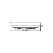 Imagine PLAFONIERA LED 20W 3000K IP44 JADE SQR, BR PLUS
