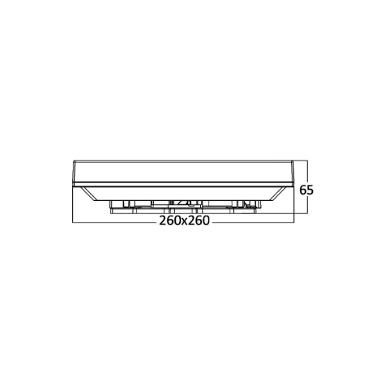 Imagine PLAFONIERA LED 20W 6500K IP44 JADE SQR, BR PLUS