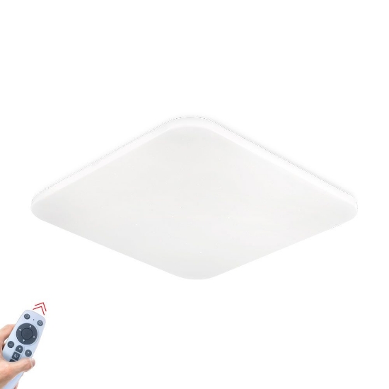 Imagine PLAFONIERA LED 40W TELECOMANDA IP20 JADE SQR
