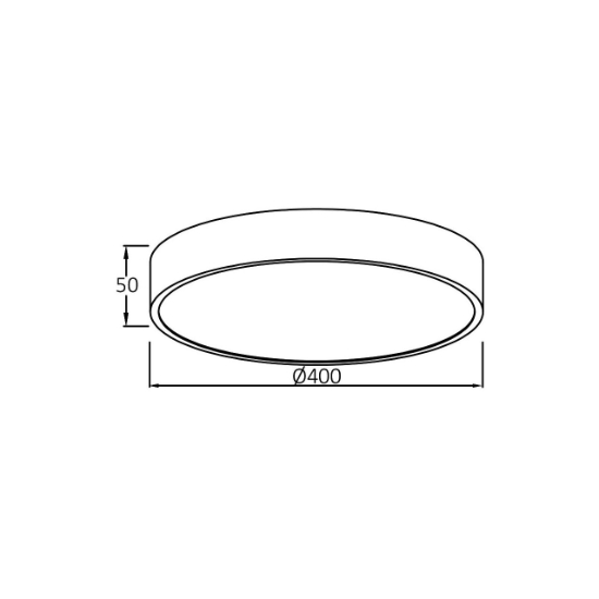 Imagine PLAFONIERA LED 36W 3000/4000/6500K NEGR BLADE RND