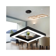 Imagine PLAF. LED SUSP 45W TELECOMANDA NEGRU BLADE SQR