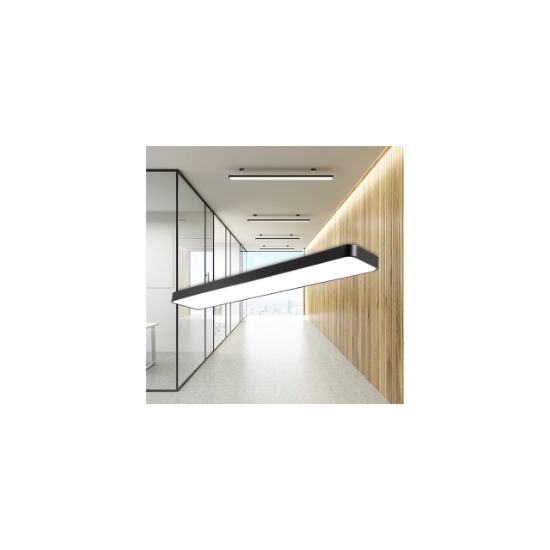 Imagine PLAFONIERA LED SUSPENDATA 45W 3in1 NEGRU BLADE RCT