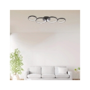 Imagine LUSTRA LED 60W NELA-SR1 RND telecomanda IP20 NEGRU