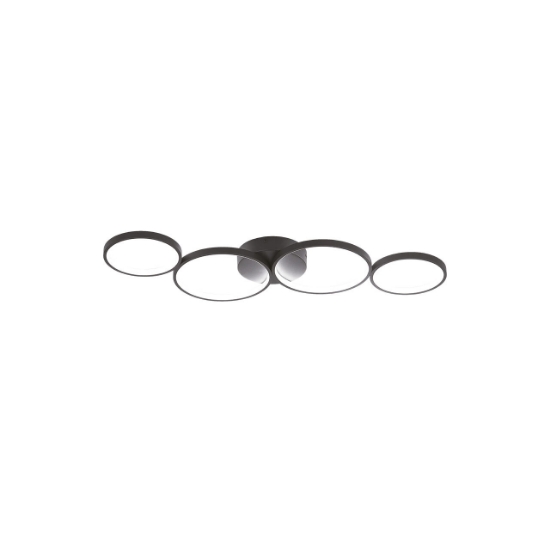 Imagine LUSTRA LED 60W NELA-SR1 RND telecomanda IP20 NEGRU