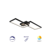 Imagine LUSTRA LED 40W NELA-SS1-RND telecomanda IP20 NEGRU