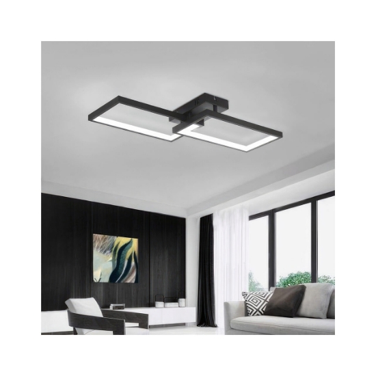 Imagine LUSTRA LED 40W NELA-SS1-RND telecomanda IP20 NEGRU