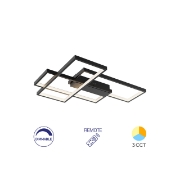 Imagine LUSTRA LED 65W NELA-SS2-RND telecomanda IP20 NEGRU