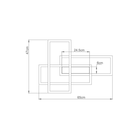 Imagine LUSTRA LED 65W NELA-SS2-RND telecomanda IP20 NEGRU