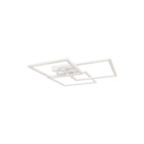Imagine LUSTRA LED 80W CRYSTAL-3IN1-telecomanda-DIM-ALB