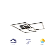 Imagine LUSTRA LED 80W CRYSTAL-3IN1-telecomanda-DIM-NEGRU