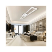 Imagine LUSTRA LED 40W CRYSTAL-3IN1-telecomanda-DIM-ALB