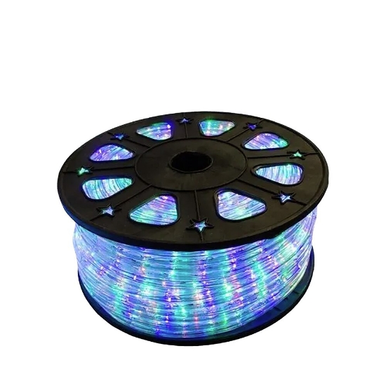 Imagine TUB LUMINOS LED D:13mm 2CANAL MULTICOLOR 240V IP44 50M/ROLA