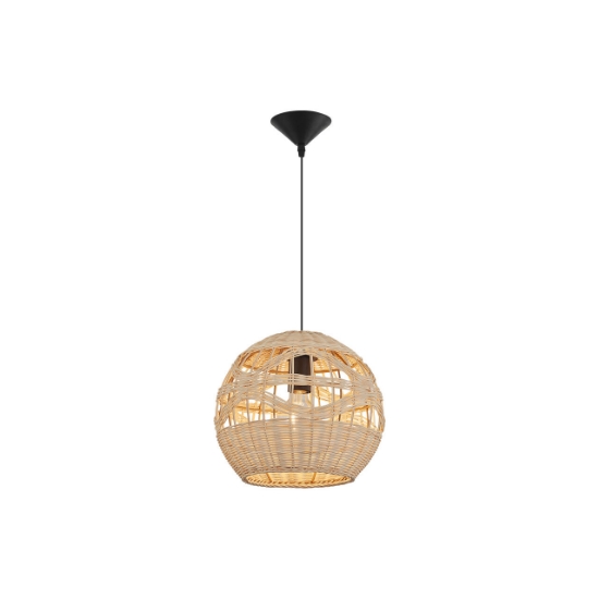 Imagine PENDUL D003R-1H-1xE27 SEMI SFERA MIC RATAN