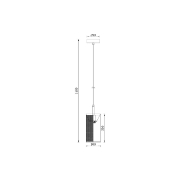 Imagine PENDUL W002R-1H-1xE14-NEGRU WIRING