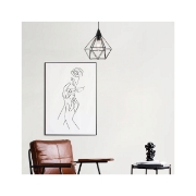 Imagine PENDUL W003R-1H-1xE27-METAL-OCT-NEGRU