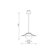 Imagine PENDUL W004R-1H-1xE27 NEGRU