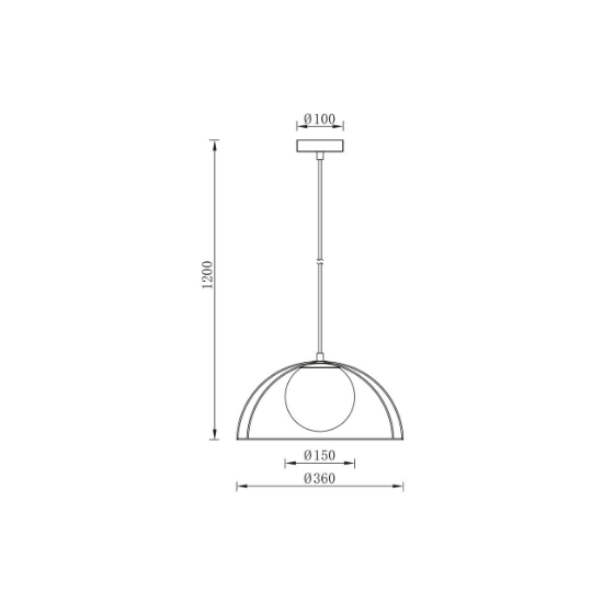 Imagine PENDUL W004R-1H-1xE27 AURIU