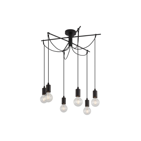 Imagine PENDUL G004C-6H-6xE27 CU CABLU NEGRU