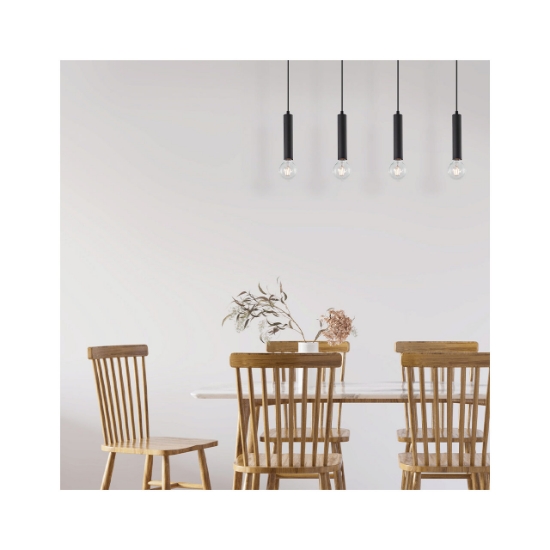 Imagine PENDUL G005S-4H-1xE27 NEGRU