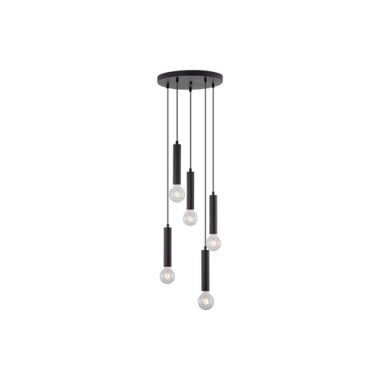 Imagine PENDUL G005R-5H-5xE27 NEGRU