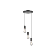 Imagine PENDUL G006R-3H-3xE27 NEGRU