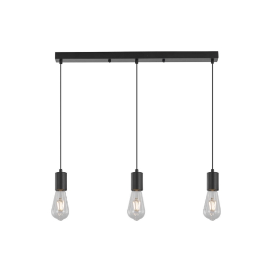 Imagine PENDUL G006S-3H-3xE27 NEGRU