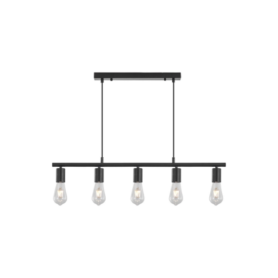 Imagine PENDUL G006S-5H-5xE27 NEGRU