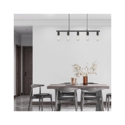 Imagine PENDUL G006S-5H-5xE27 NEGRU