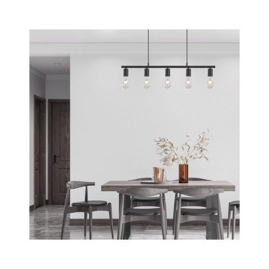 Imagine PENDUL G006S-5H-5xE27 NEGRU