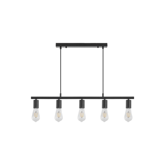 Imagine PENDUL G006S-5H-5xE27 NEGRU